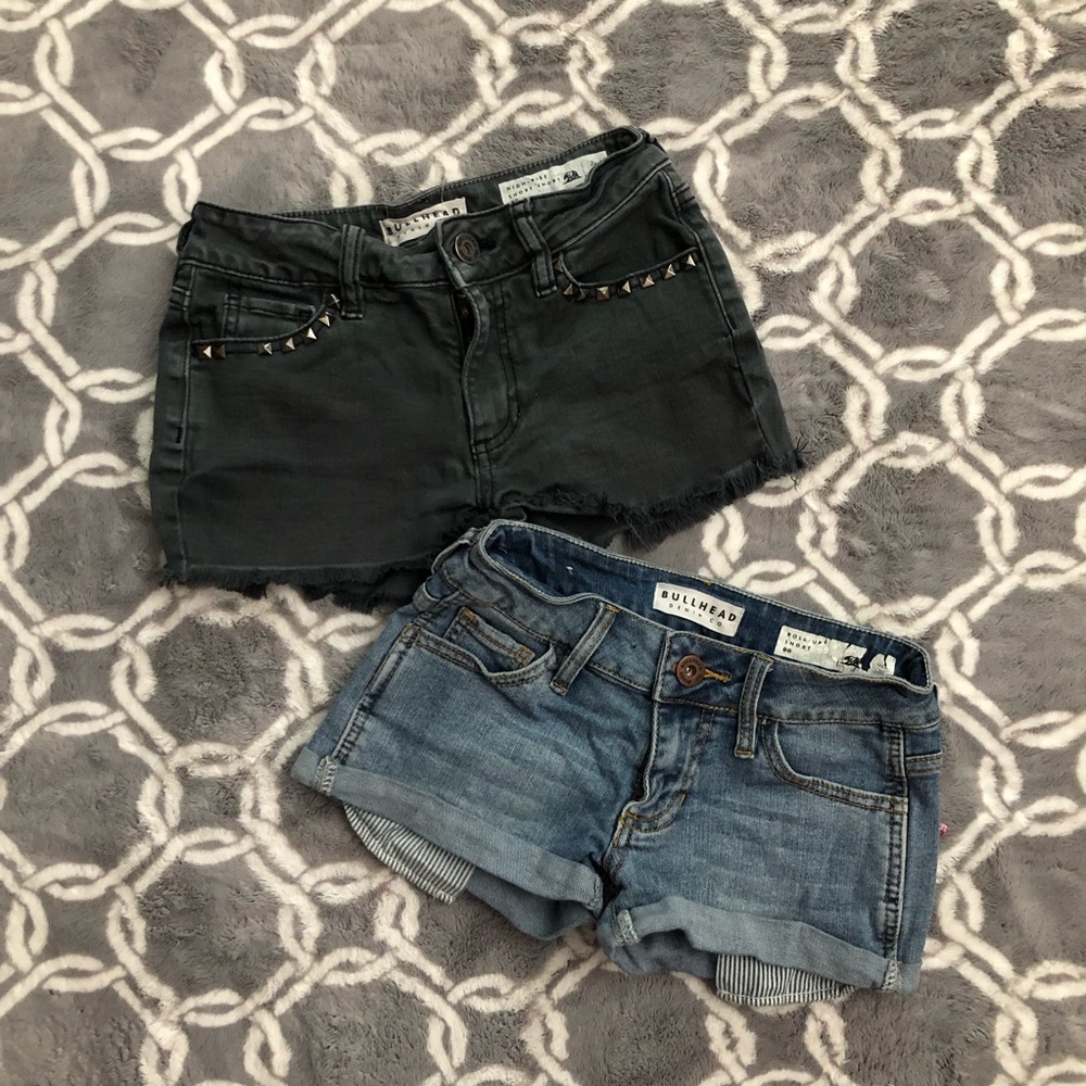 Bullhead Denim Shorts- 2 shorts for the price of 1